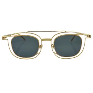 gafas monturas sol thierry lasry gendery cuadrado doble aro puente alto dorado verde optica hermo