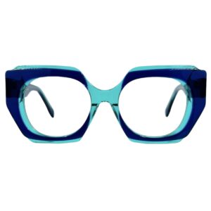 gafas gradudas montura life loft ll30565 acetato azul oscuro azul claro optica hermo