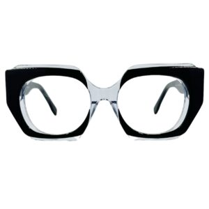 gafas gradudas montura life loft ll30565 acetato negro transparente optica hermo