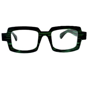 gafas monturas theo mille +82 acetato verde optica hermo