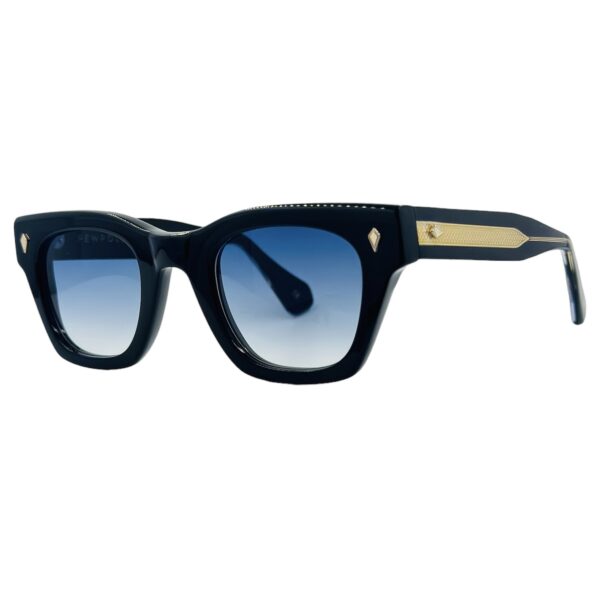 gafas monturas pewpols meriner xl sun sol acetato negro azul degradado dorado optica hermo
