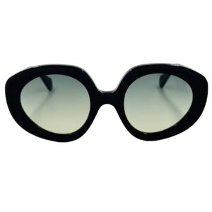 gafas sol spektre kléo acetato negro brillo ovalado verde optica hermo