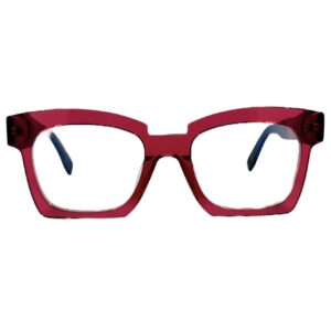 gafas graduado monturas spektre sienna acetato cereza cristal cuadrado angulosa optica hermo