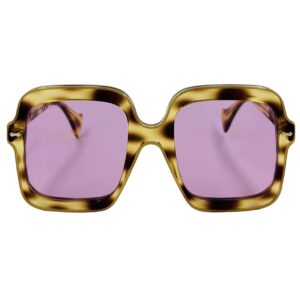 gafas monturas sol gucci gg1241s habana rosa cuadrada optica hermo