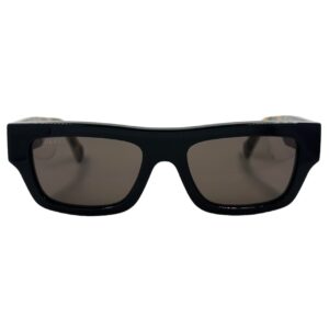 gafas monturas sol gucci gg1301s acetato negro marron habana blanco carey rectangular optica hermo