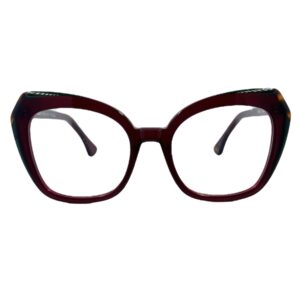 gafas monturas graduadas silvian heach nora acetato mariposa cuadrado granate rojo verde marron optica hermo