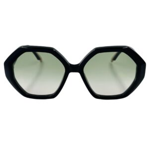 gafas monturas sol silvian heach thelma hexagonal acetato negro verde optica hermo