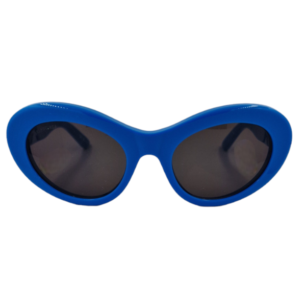 gafas monturas sol balenciaga bb0294s ovalado mariposa redondo acetato azul gris optica hermo