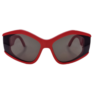 gafas monturas sol balenciaga bb0302s ovalado anguloso tendencia acetato inyectado rojo pantalla optica hermo