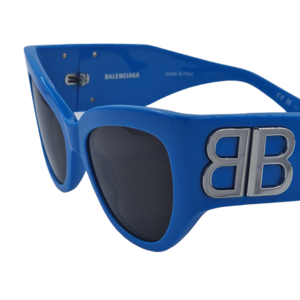 gafas monturas sol balenciaga bb0322s mariposa azul cian acetato gris optica hermo