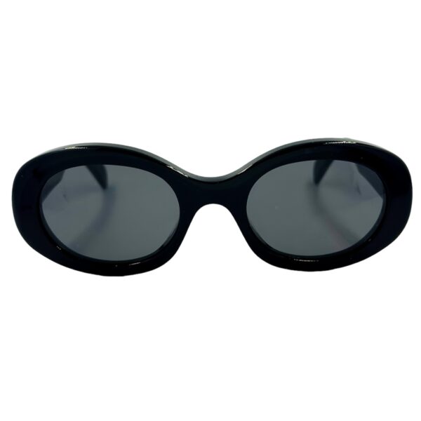 gafas monturas sol celine triomphe 01 acetato negro ovalado gris optica hermo