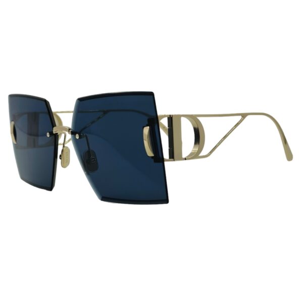 gafas monturas sol dior 30montaigne s7u metal cuadrado hexagonal azul gris dorado optica hermo