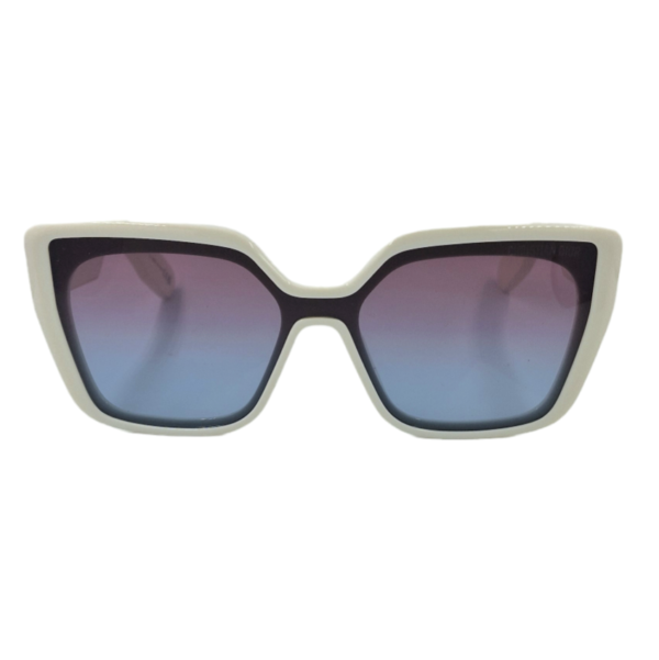 gafas monturas sol dior lady 95.22 s2i cuadrado mariposa blanco brillo degradado borgoña azul optica hermo