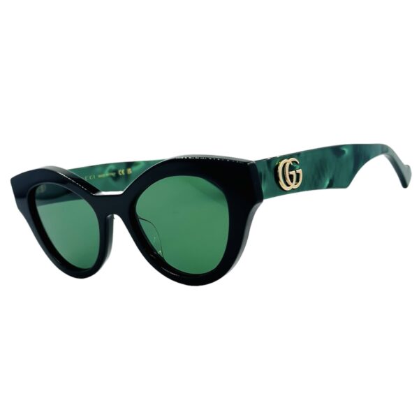 gafas monturas sol gucci gg0957s mariposa acetato negro verde tendencia optica hermo
