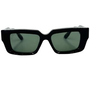 gafas monturas sol gucci gg1529s rectangular acetato grueso negro optica hermo