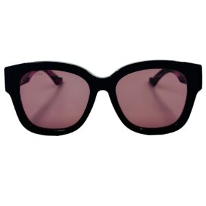 gafas monturas sol gucci gg1550sk cuadrado acetato negro rosa morado optica hermo