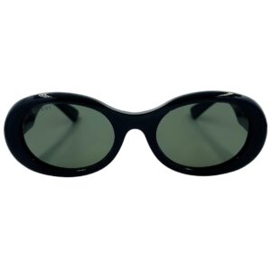 gafas monturas sol gucci gg1587s acetato ovalado negro gris optica hermo