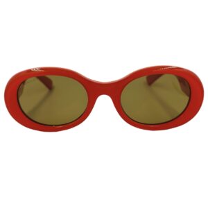 gafas monturas sol gucci gg1587s acetato ovalado naranja marron optica hermo