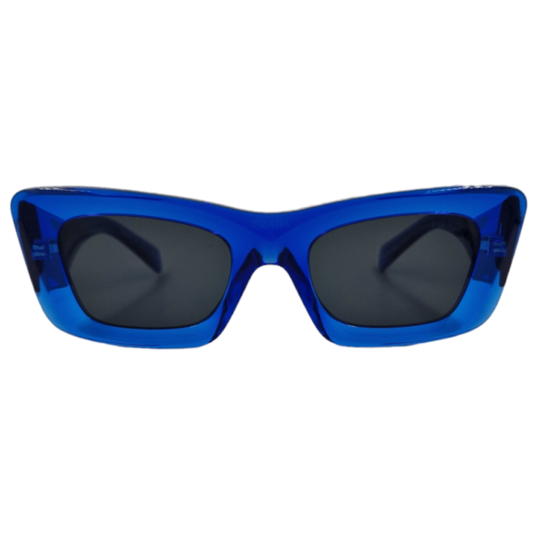 gafas monturas sol prada spr13z azul electrico cristal mariposa acetato optica hermo