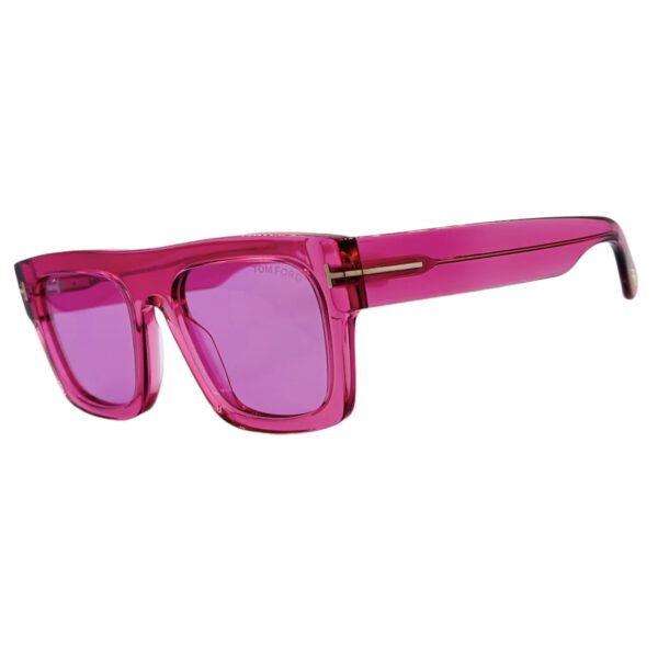 gafas monturas sol tom ford ft711 acetato cuadrado rectangular rosa tendencia optica hermo