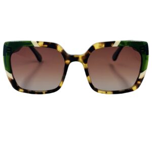 gafas monturas sol graphics alma cuadrado mariposa marfil verde animal print marrón optica hermo