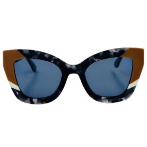 gafas monturas sol graphics erea mariposa acetato negro marmolado naranja blanco gris optica hermo