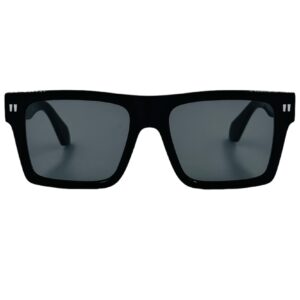 gafas monturas sol off-white lawton oeri109 cuadrado rectangular negro gris optica hermo