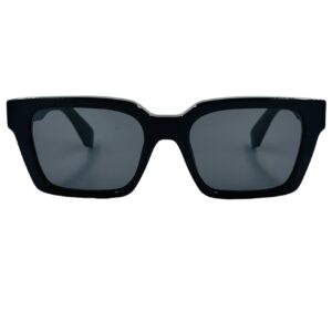 gafas monturas sol off-white branson oeri111 cuadrado rectangular acetato negro gris optica hermo