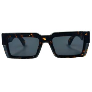 gafas monturas sol off-white moberly oeri114 rectangular acetato marrón gris optica hermo