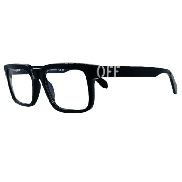 gafas monturas graduadas off-white estilo optico 70 oel070 rectangular negro acetato optica hermo
