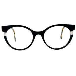 gafas monturas graduado face a face haori 1 mariposa acetato negro transparente marron carey optica hermo