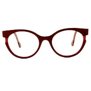 gafas monturas graduado face a face haori 1 mariposa acetato rojo rosa tranbslucido marron carey optica hermo