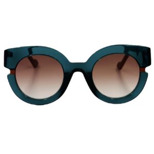 gafas monturas sol face a face kimono 1 mariposa redondo acetato verde bosque marron naranja optica hermo