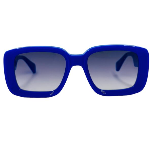 gafas monturas sol kaleos acetato cuadrado rectangular azul electrico optica hermo
