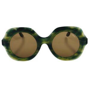 gafas monturas sol lapima redondo cuadrado grande acetato verde bosque marron optica hermo