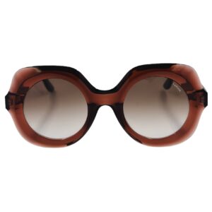 gafas monturas sol lapima redondo cuadrado grande acetato granate cristal marron degradado optica hermo