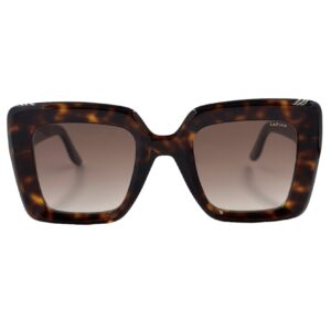 gafas monturas sol lapima teresa cuadrado acetato marron habana marron degradado optica hermo