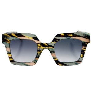 gafas monturas sol glare gabrielle cuadrado acetato amplio jaspeado rosa gris amarillo negro gris optica hermo