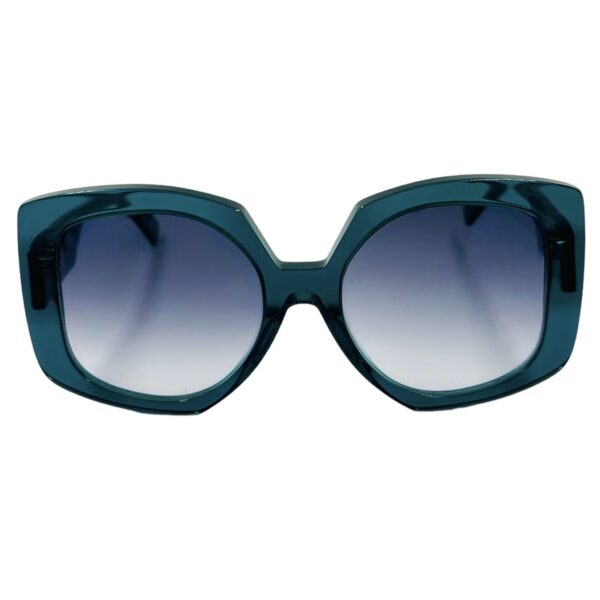 gafas monturas sol glare acetato grande redondo cuadrado verde oscuro cristal gris degradado optica hermo