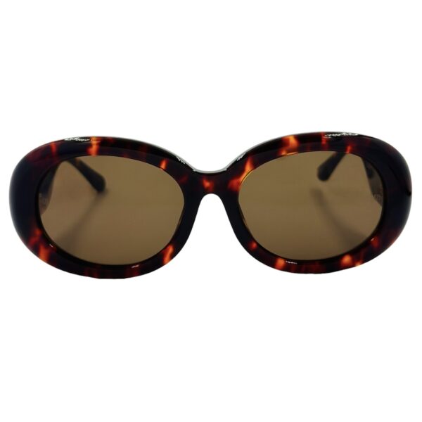 gafas monturas sol linda farrow lina lfl1462 ovalado acetato marron carey optica hermo