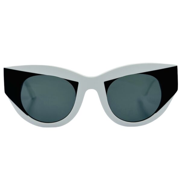 gafas monturas sol thierry lasry captivity mariposa acetato blanco negro gris uniforme optica hermo