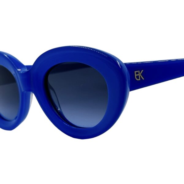 gafas monturas sol emmanuelle khanh gigi mariposa acetato mariposa azul electrico azul degradado gris optica hermo