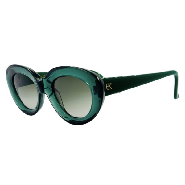 gafas monturas sol emmanuelle khanh gigi mariposa acetato mariposa verde cristal verde degradado optica hermo