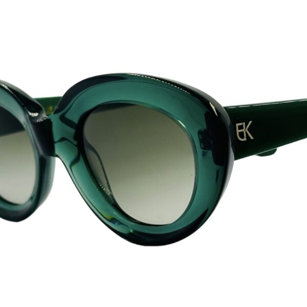 gafas monturas sol emmanuelle khanh gigi mariposa acetato mariposa verde cristal verde degradado optica hermo