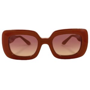 gafas monturas sol emmanuelle khanh pamela acetato cuadrado rectangular naranja degradado optica hermo