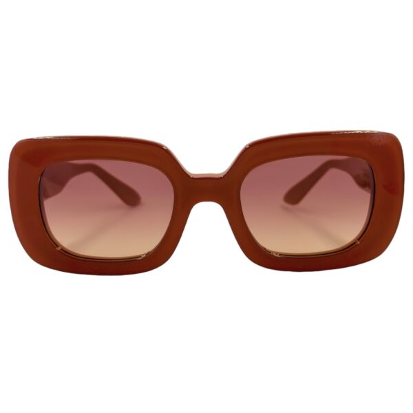 gafas monturas sol emmanuelle khanh pamela acetato cuadrado rectangular naranja degradado optica hermo