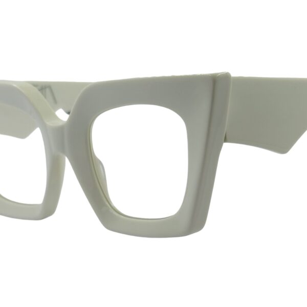 gafas monturas graduado acetato mariposa cuadrado blanco negro optica hermo