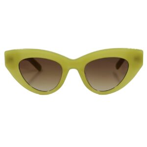 gafas monturas sol kaleos campbell mariposa acetato verde translucido marron degradado optica hermo