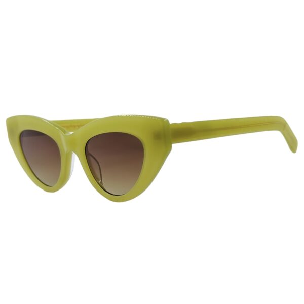 gafas monturas sol kaleos campbell mariposa acetato verde translucido marron degradado optica hermo