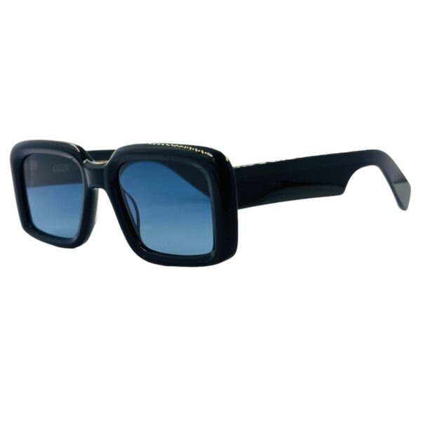 gafas monturas sol kaleos fraze acetato rectangular cuadrado negro azul degradado optica hermo